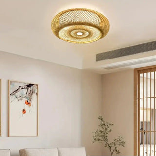 DOITURA Modern Woven LED Ceiling Light – Refined Contemporary Fixture