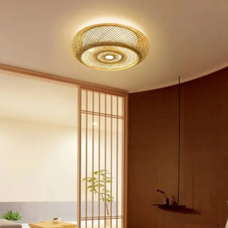 DOITURA Modern Woven LED Ceiling Light – Refined Contemporary Fixture