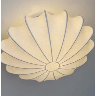 LOMPO Original Organic Shape White Fabric Ceiling Light