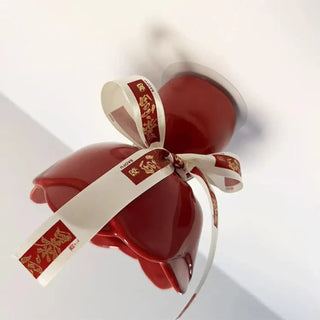 GIFTY Original Red and White Bow Decorative Ceiling Light