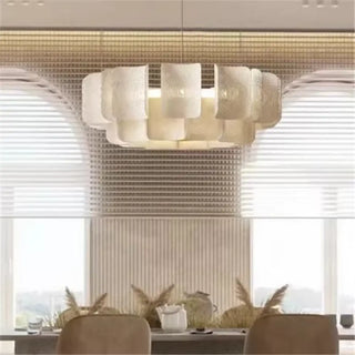 Floral gold ceiling light, elegant petal pendant hanging ceiling fixture
