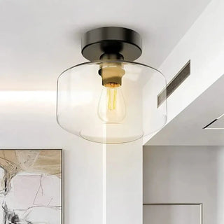 AISILE Gilded Glass Modern Ceiling Light – Elegant Contemporary Fixture