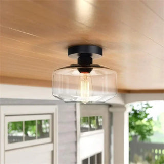 AISILE Modern Gilded Ceiling Light – Glass Elegant Contemporary Fixture