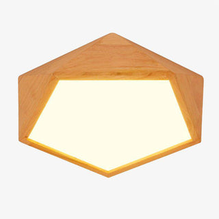 Modern Ceiling Light - Wood Effect LED Lamp | Energy Efficient Lighting Fixture
