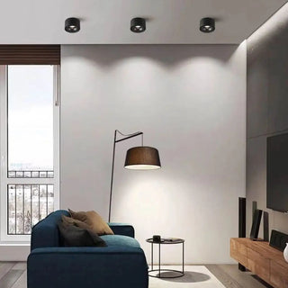RODET Recessed Black and Gold Elegant Ceiling Light – Luxurious Flush Fixture