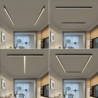 LINA LED Linear Recessed Minimalist Ceiling Light