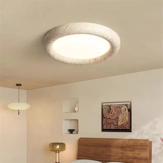 FETA Natural Felt Round LED Ceiling Light