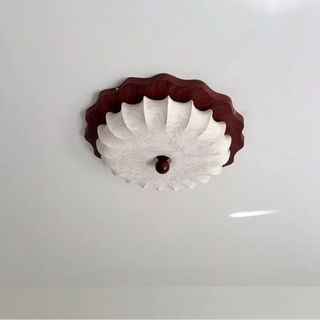 LUTOS Sculpted Flower Diffused Light Ceiling Light