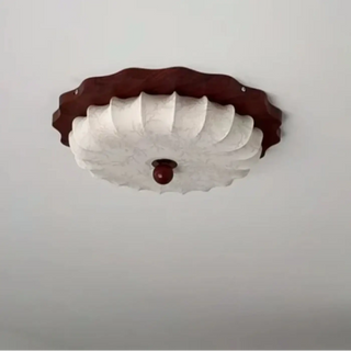 LUTOS Sculpted Flower Diffused Light Ceiling Light
