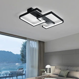 GERON Geometric Black Minimalist Ceiling Light