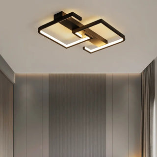 GERON Geometric Black Minimalist Ceiling Light