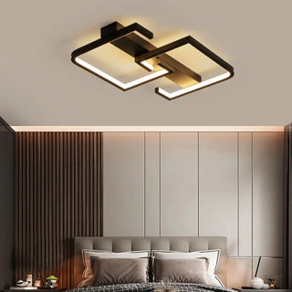 GERON Geometric Black Minimalist Ceiling Light