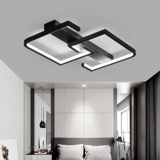 GERON Geometric Black Minimalist Ceiling Light