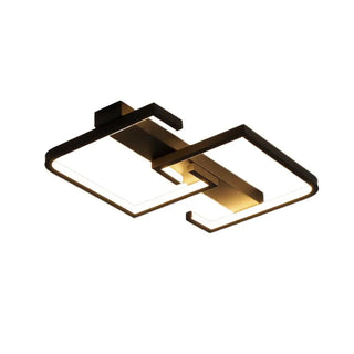GERON Geometric Black Minimalist Ceiling Light