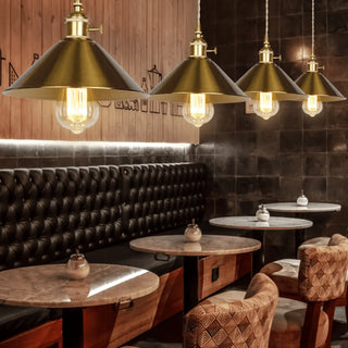 CLASSIC Vintage Industrial Ceiling Light – Exposed Edison Bulb Retro Fixture