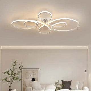 LINGAH LED Innovative Curved Modern Ceiling Light