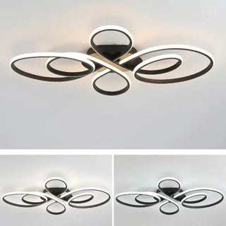 LINGAH LED Innovative Curved Modern Ceiling Light