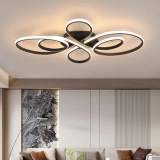 LINGAH LED Innovative Curved Modern Ceiling Light