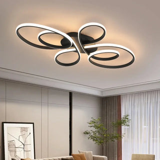 LINGAH LED Innovative Curved Modern Ceiling Light