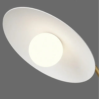 RES Ceiling Light – Gold Pivoting Arms Art Deco Overhead View