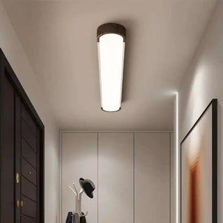 DURATOI LED Wood Minimalist Natural Chic Ceiling Light – Scandinavian Fixture