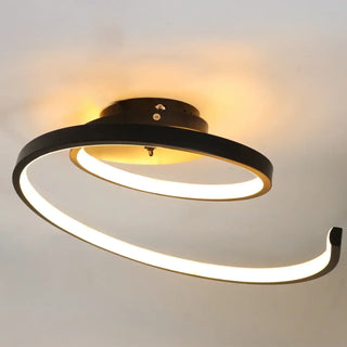 DOIFYTE LED Circular Modern Minimalist Ceiling Light – Contemporary Flush Fixture