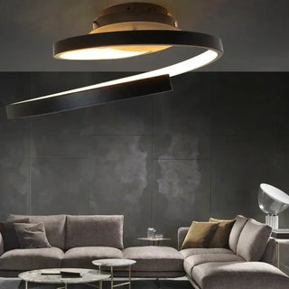 DOIFYTE LED Circular Modern Minimalist Ceiling Light – Contemporary Flush Fixture