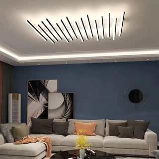 HICTAL LED Contemporary Rectangular Elegant Chic Ceiling Light