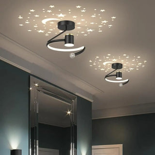 ROMINA Moon Stars Ceiling Light – Celestial LED Design Detail