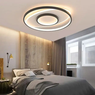 SUITETY Round Minimalist LED Ceiling Light – Contemporary Design Detail