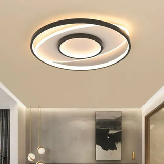 SUITETY LED Contemporary Round Minimalist Ceiling Light – Designer Fixture