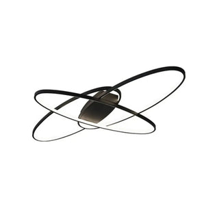 CROSS LED Modern Crossed Rings Ceiling Light – Contemporary Geometric Fixture