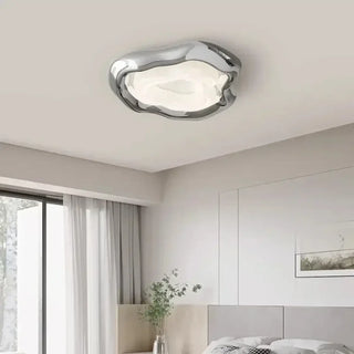 CROGANI LED Modern Chrome Organic Ceiling Light – Elegant Contemporary Fixture