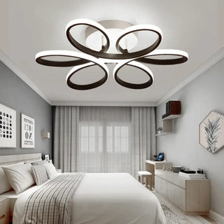 PANI LED Modern Floral Oval Shape Ceiling Light – view 1