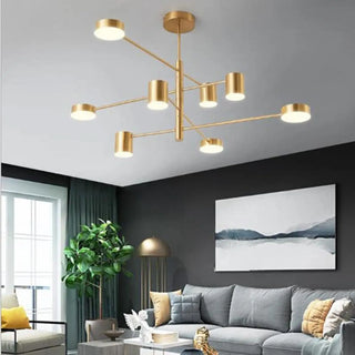DESIGNO LED Design Black Ceiling Light – Modern Cylindrical Elegant Fixture