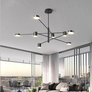 DESIGNO LED Design Black Ceiling Light – Modern Cylindrical Elegant Fixture