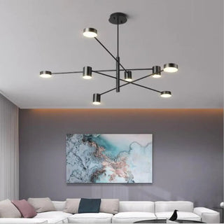 DESIGNO LED Design Black Ceiling Light – Modern Cylindrical Elegant Fixture
