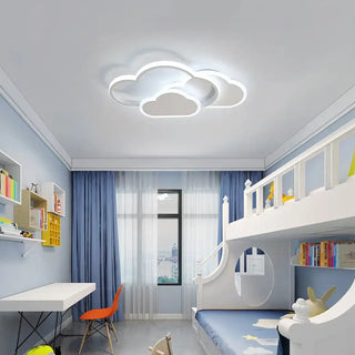 NIGHE LED Ceiling Light – Whimsical Cloud Form Modern Flush Fixture