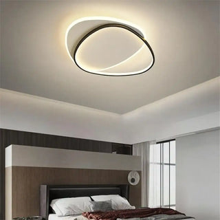 OVI LED Oval Interlace Design Ceiling Light – Geometric Modern Fixture