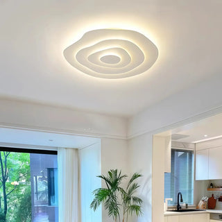 SPINAH LED Spiral Design Modern Ceiling Light – Geometric Contemporary Fixture