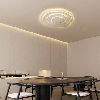 SPINAH Contemporary Ceiling Light – LED Spiral Form Close-Up View