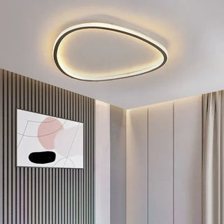 NOGA LED Ceiling Light – Organic Shape Room Setting Modern Interior