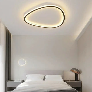 NOGA Ceiling Light – Organic Asymmetric Design Overhead View