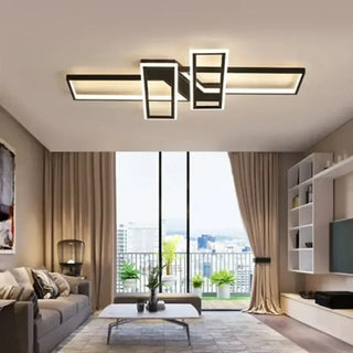 GEORE LED Geometric Rectangular Minimalist Ceiling Light