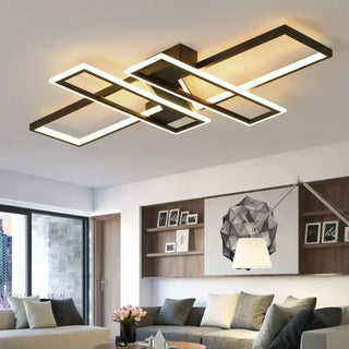 GEORE LED Geometric Rectangular Minimalist Ceiling Light