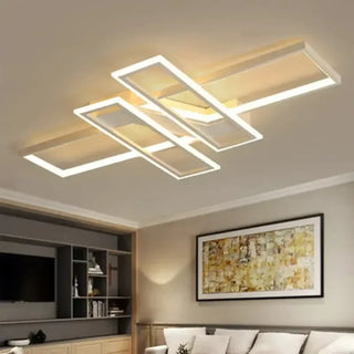 GEORE LED Geometric Rectangular Minimalist Ceiling Light