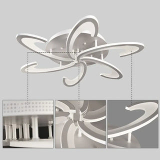 TOUSTI LED Modern Artistic Bright Ceiling Light – view 2