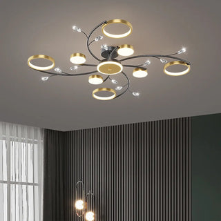 FLORIA LED Modern Floral Ceiling Light