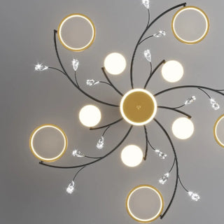 FLORIA LED Modern Floral Ceiling Light