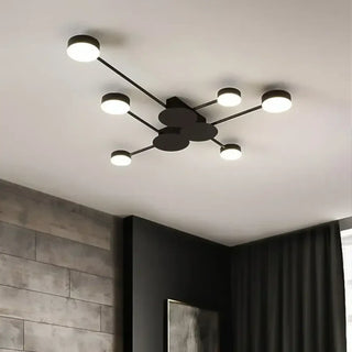 KINTARA LED Modern Gold Contemporary Chandelier Ceiling Light